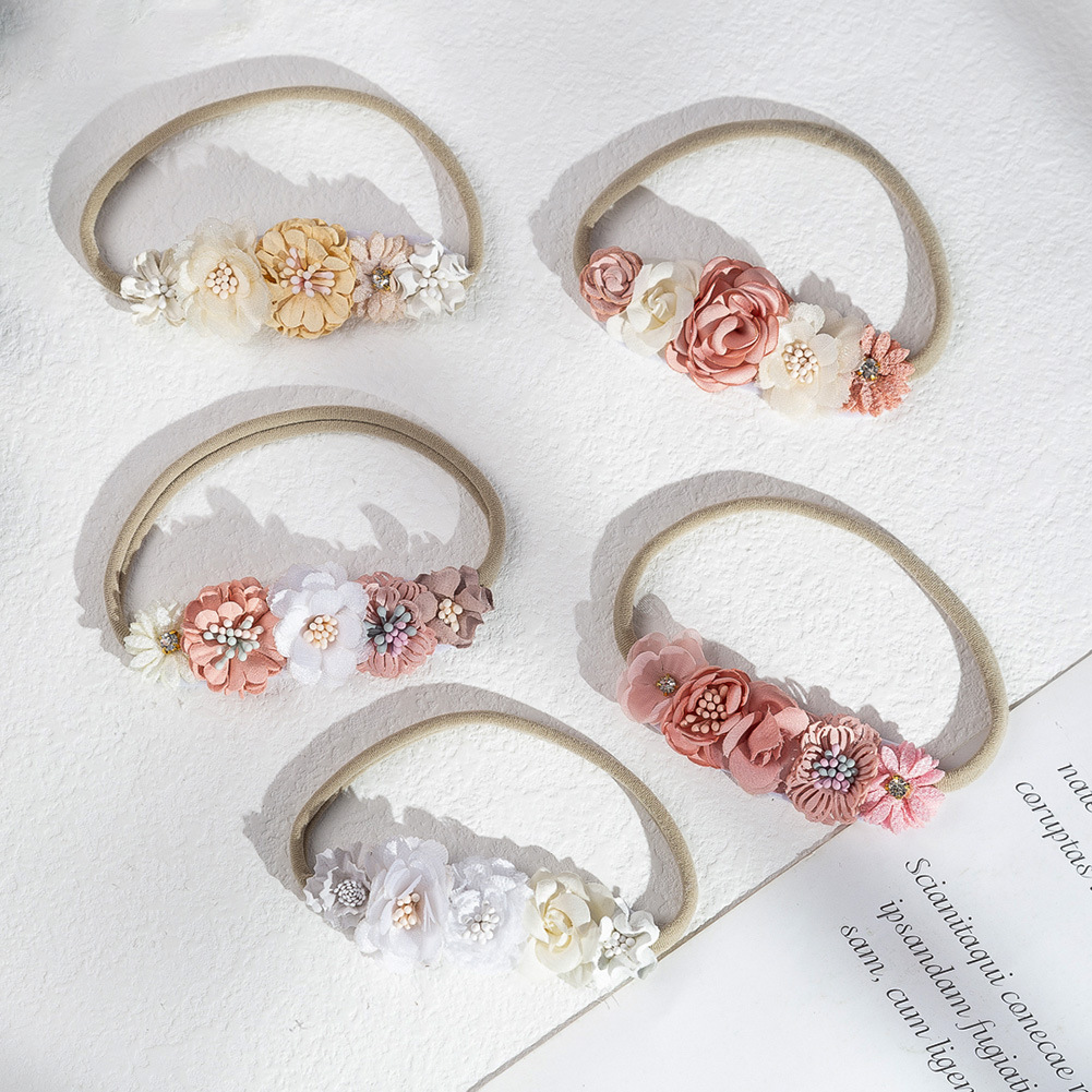 ベビー用★ヘアバンド★髪飾り★子供用★ヘアアクセサリー★可愛い★5色