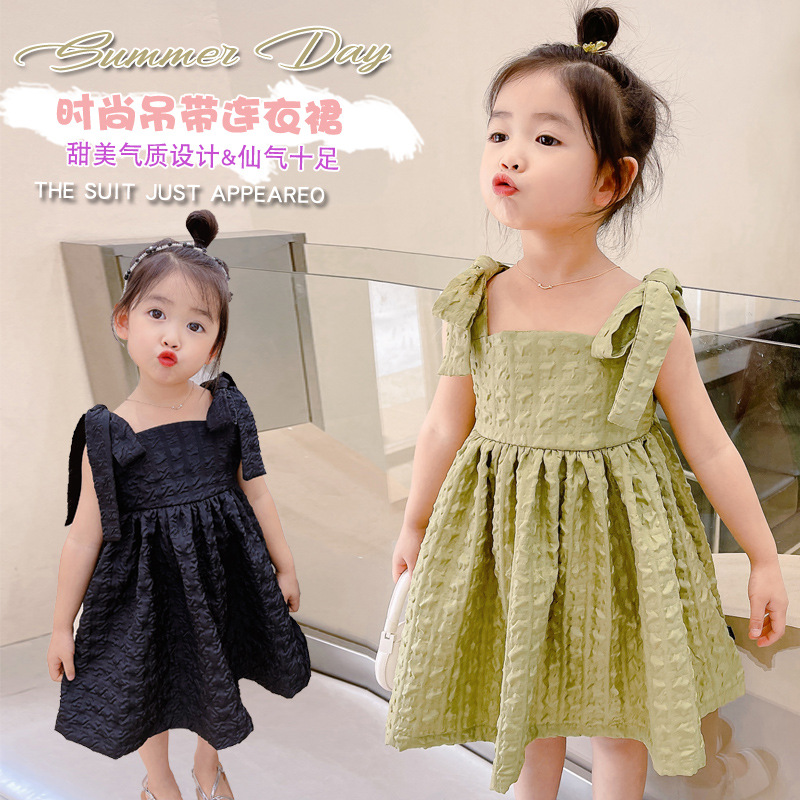 2024夏新品★子供服　ワンピース★90cm〜140cm 2色