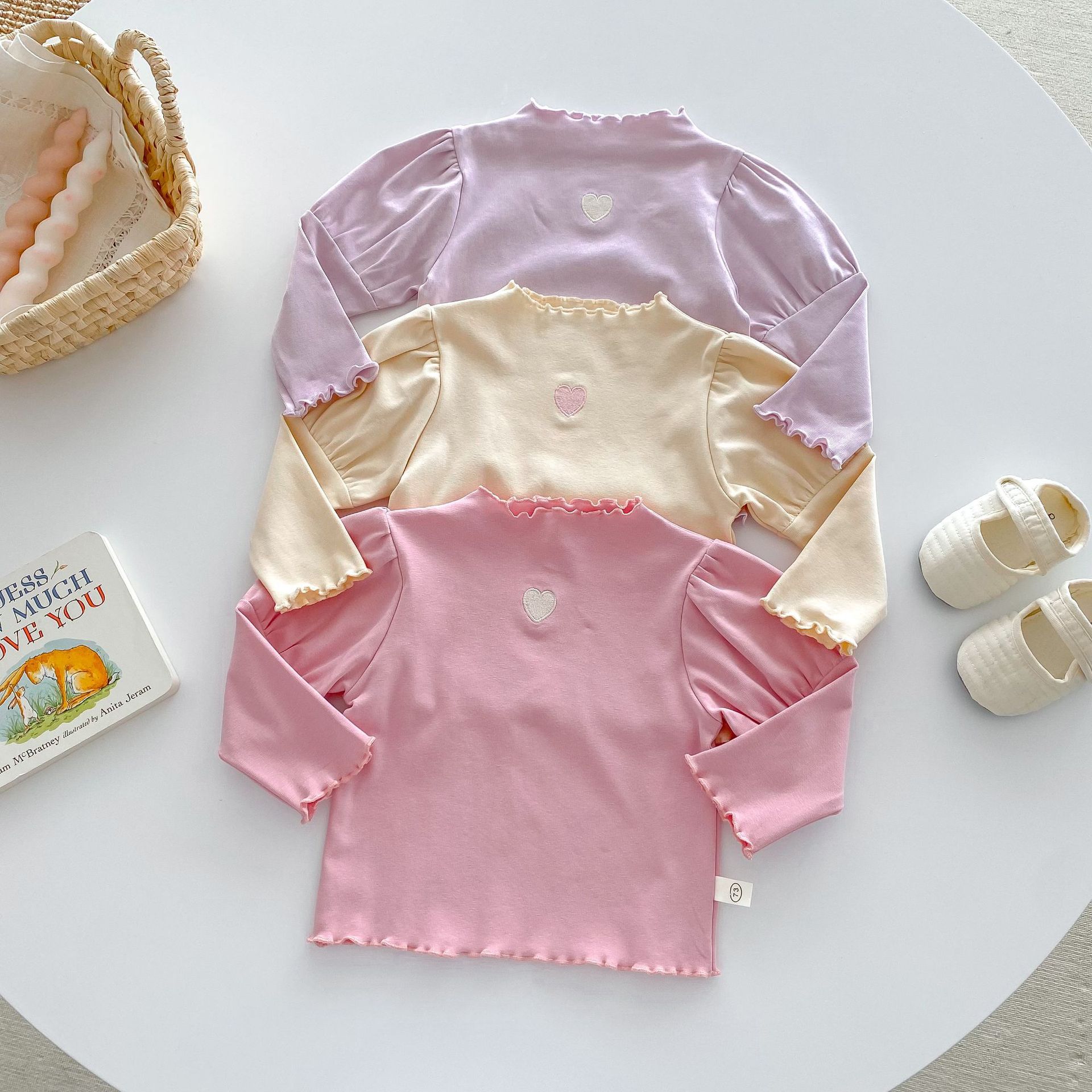 「2024」子供服★トップス★Tシャツ★韓国風子供服★3色73cm〜120cm