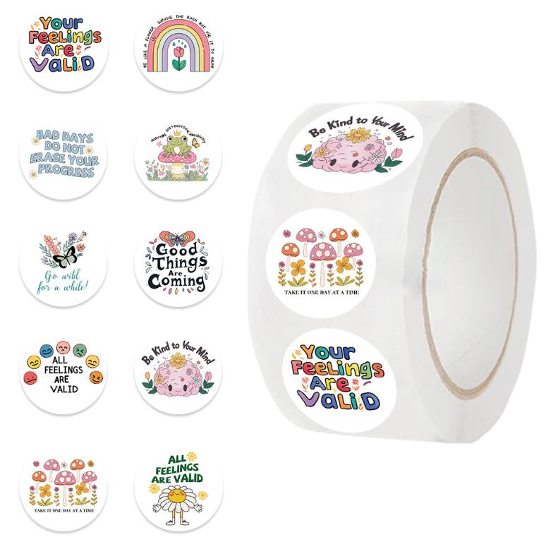 ★飾りシール★DIY粘着シール　ステッカー★500枚入り/巻