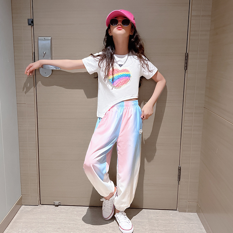 2024★夏新作★韓国風ベビー服★トップス★ズボン★110cm〜170cm 2色