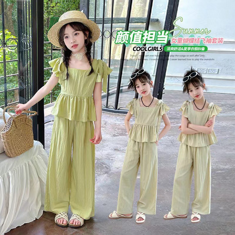 「2024」子供服★トップス+ズボン★セットアップ★韓国風子供服★2色120cm〜170cm