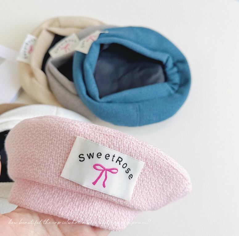 2024年新品★子供用ハット★帽子　ベレー帽★ 6色