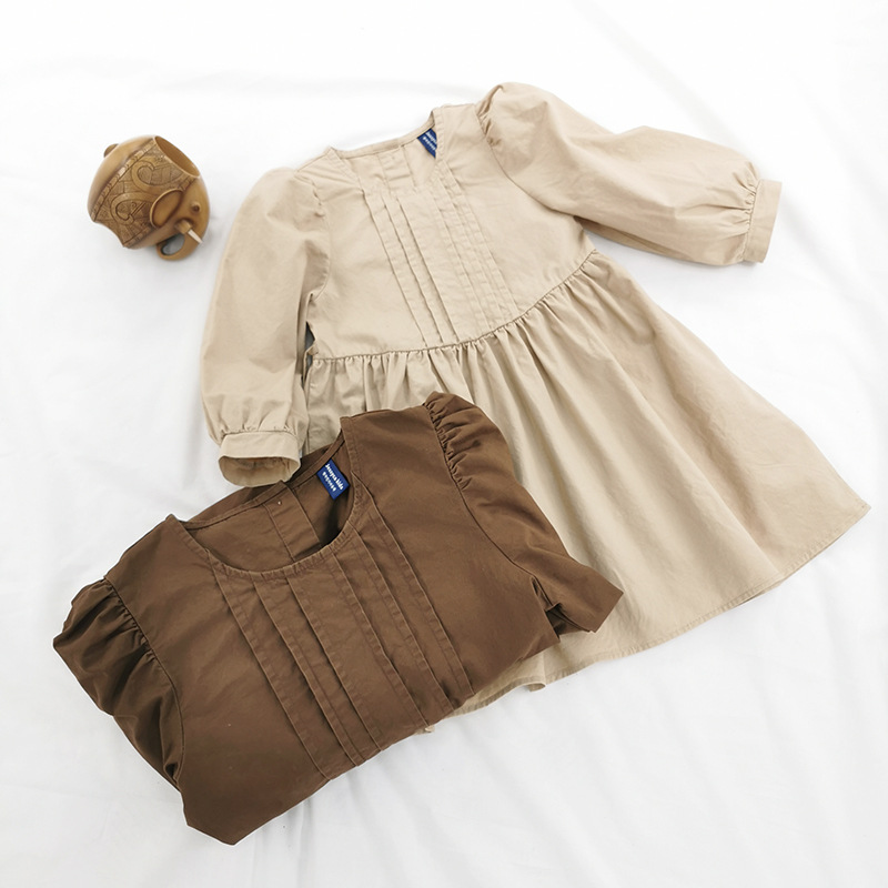 2024秋新品★子供服　ワンピース★80-130cm M〜L 2色