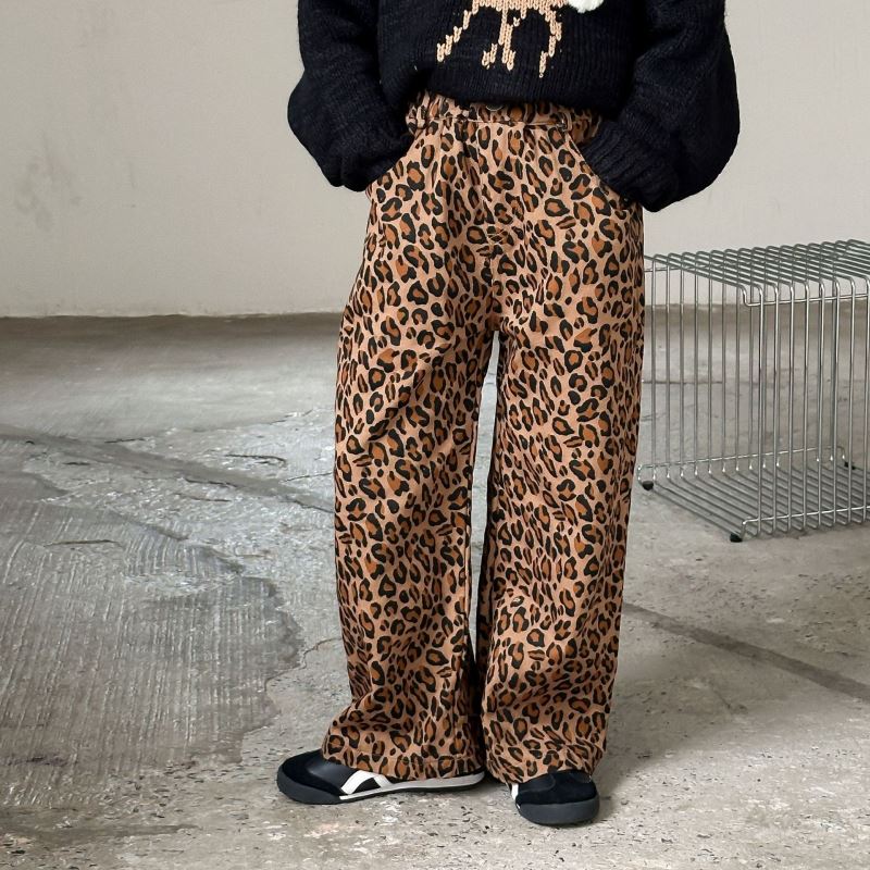 「2024」子供服★ズボン★ボトムス★ヒョウ柄★韓国風子供服★90cm〜140cm