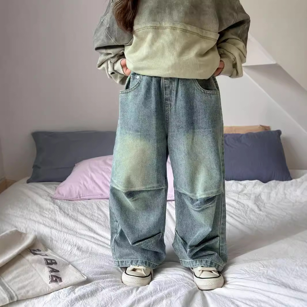 「2024」子供服★ズボン★ボトムス★ジーンズ★韓国風子供服★90cm〜140cm
