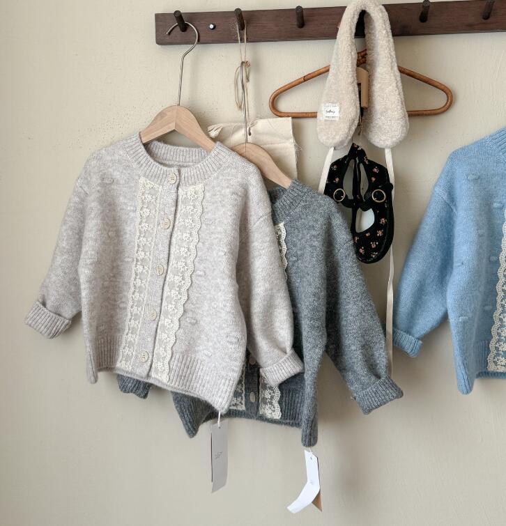 2024秋新作LB★子供服　カーディガン★100cm〜140cm 3色