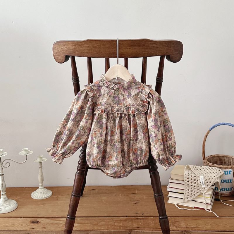 2024★春秋新作★韓国風ベビー服★ロンパース★66〜90