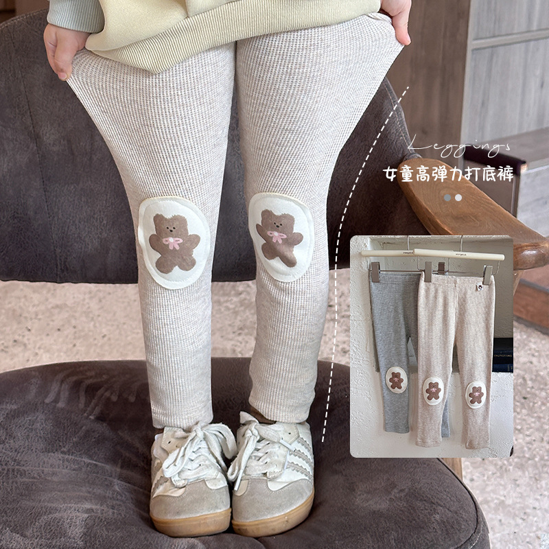 2024秋新作★子供服　タイツ　ズボン★90cm〜150cm 2色