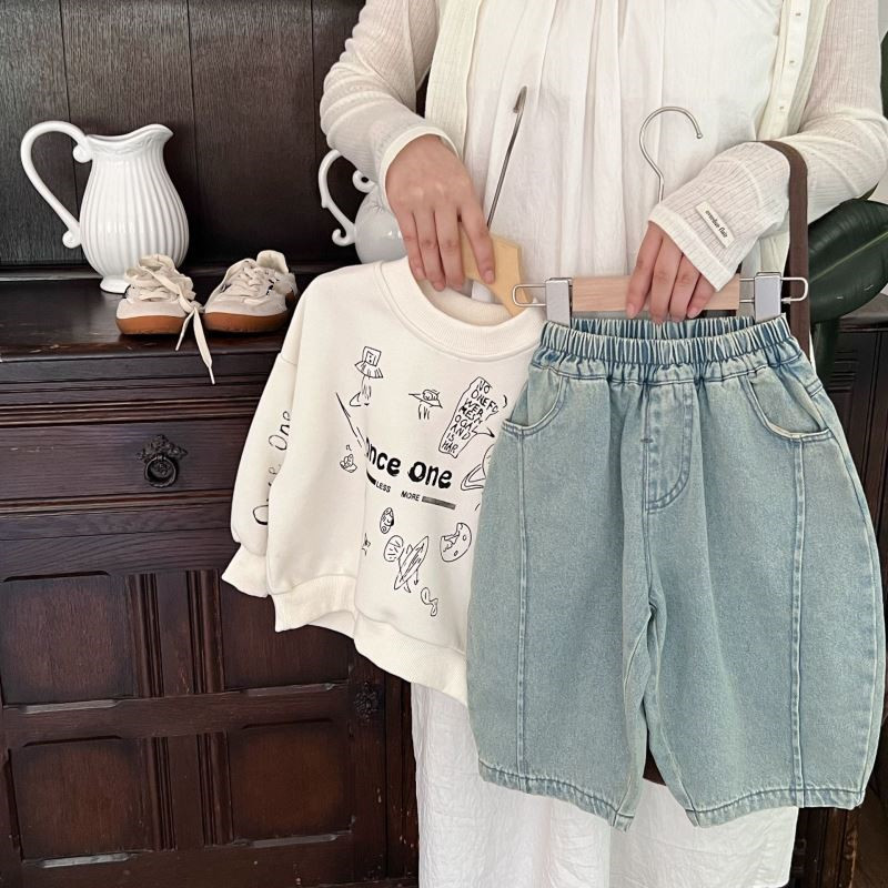 「2024」子供服★ズボン★ボトムス★ジーンズ★韓国風子供服★80cm〜140cm