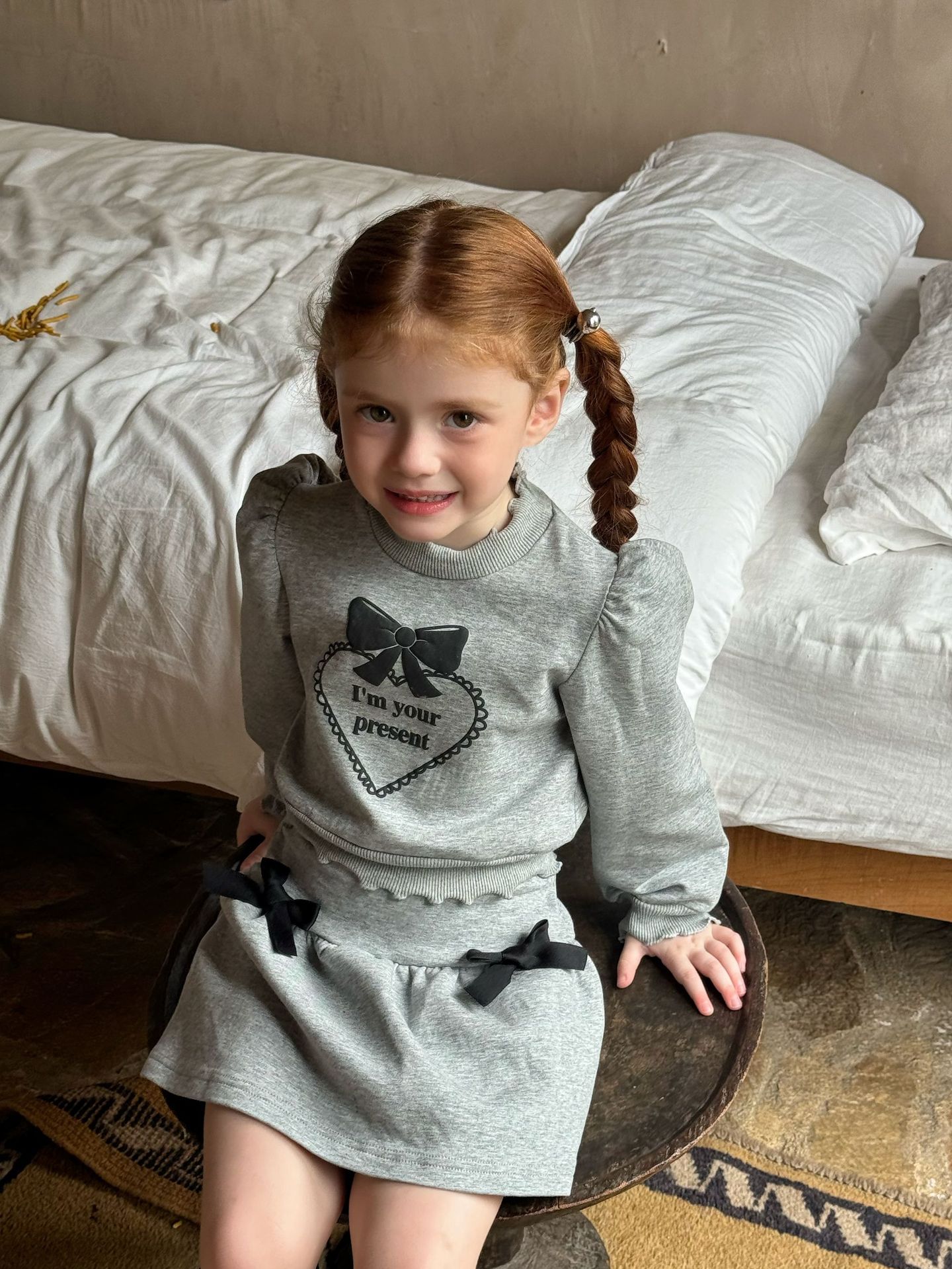 2024★春秋新作★韓国風子供服★トップス+スカート★90cm〜130cm