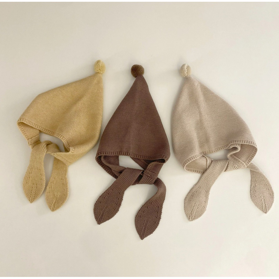 「2024」子供用★帽子★ニット帽子★耳カバー★ベビー★3色