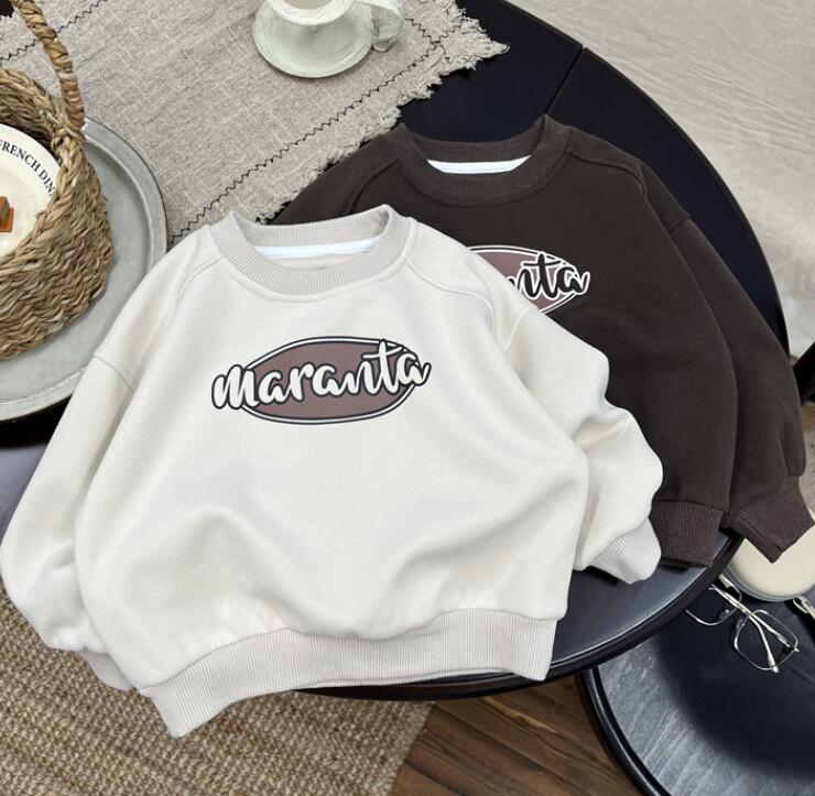 2024秋新作★子供服　トップス　トレーナー★80cm〜130cm 2色