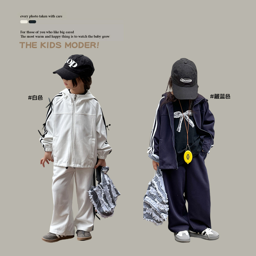 2024新品★子供服　コート+ズボン★100〜160 2色