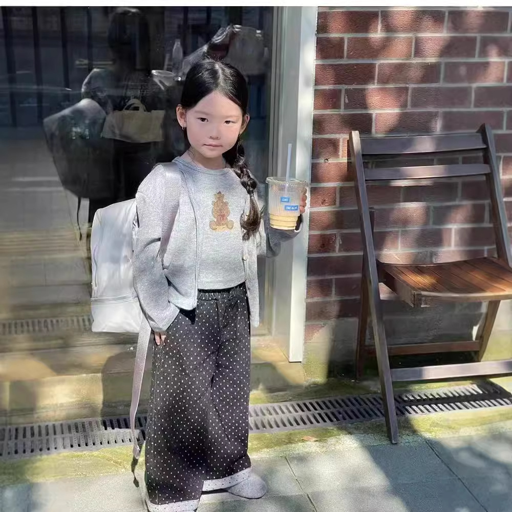 2024秋新作SX★子供服　キャミソール+カーディガン&ズボン★80cm〜130cm