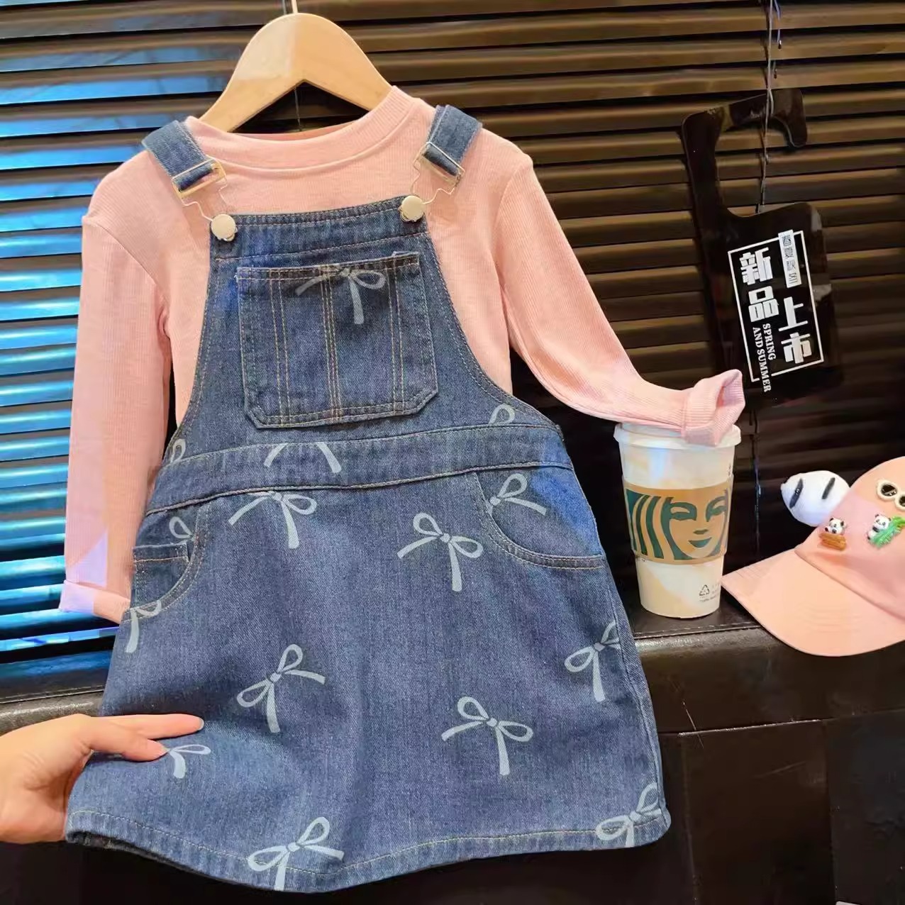 「2024」子供服★トップス★サロペットスカート★韓国風子供服★2色80cm〜140cm