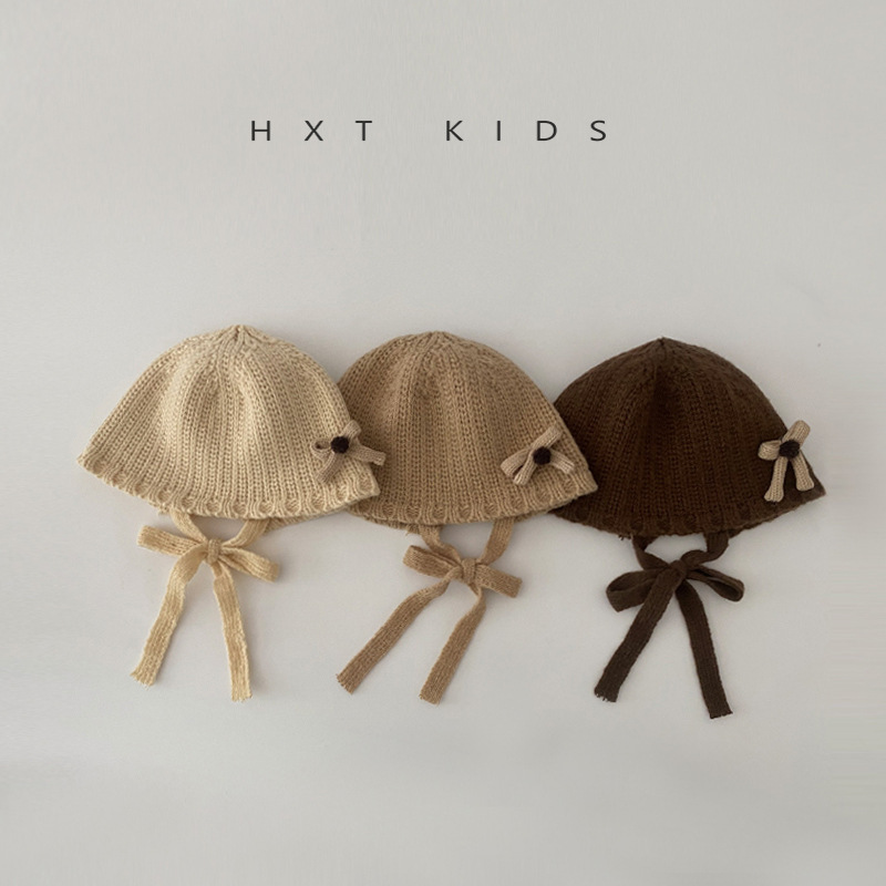 「2024」子供用★帽子★ニット帽子★キッズ★バケットハット★3色