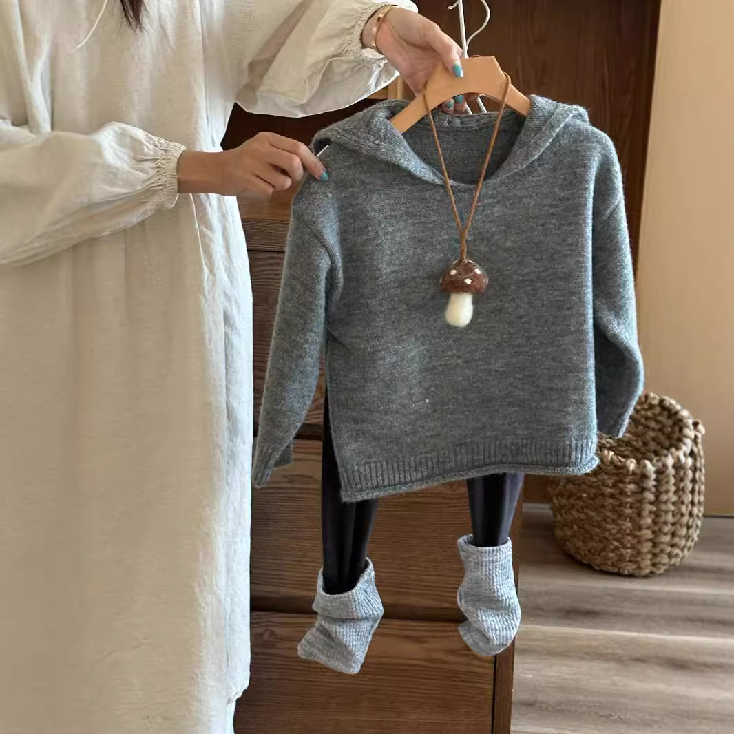 「2024」子供服★トップス★セーター★レギンス★韓国風子供服★2色90cm〜140cm