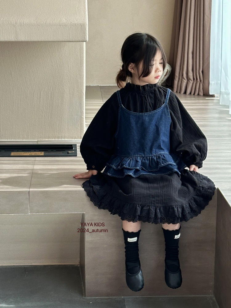 2024★春秋新作★韓国風子供服★トップス★ワンピース★90cm〜140cm 2色