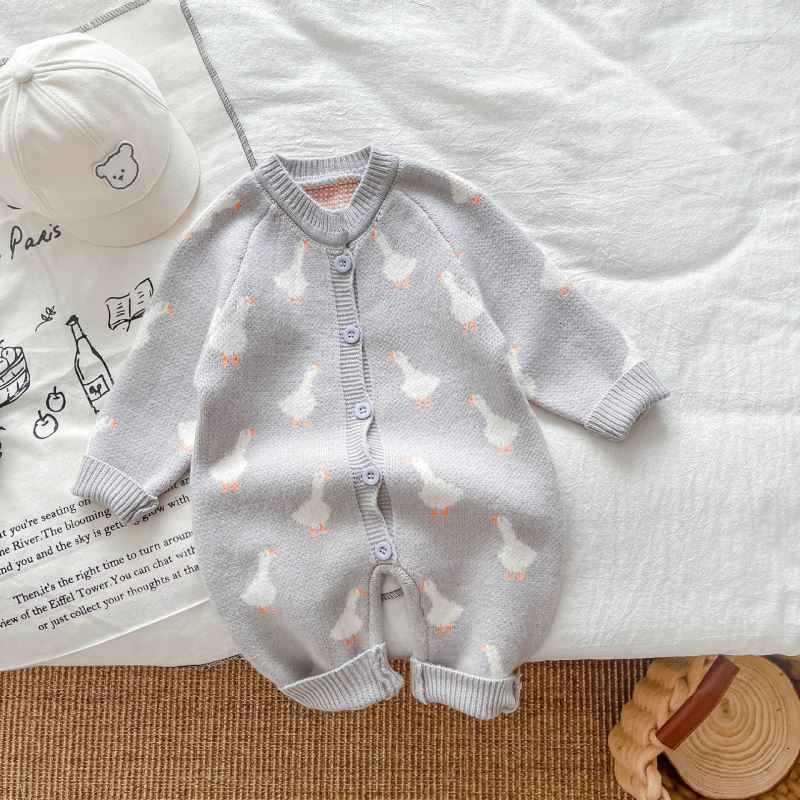 「2024」子供服★ニット★連体服★韓国風子供服★ベビー★66cm〜100cm