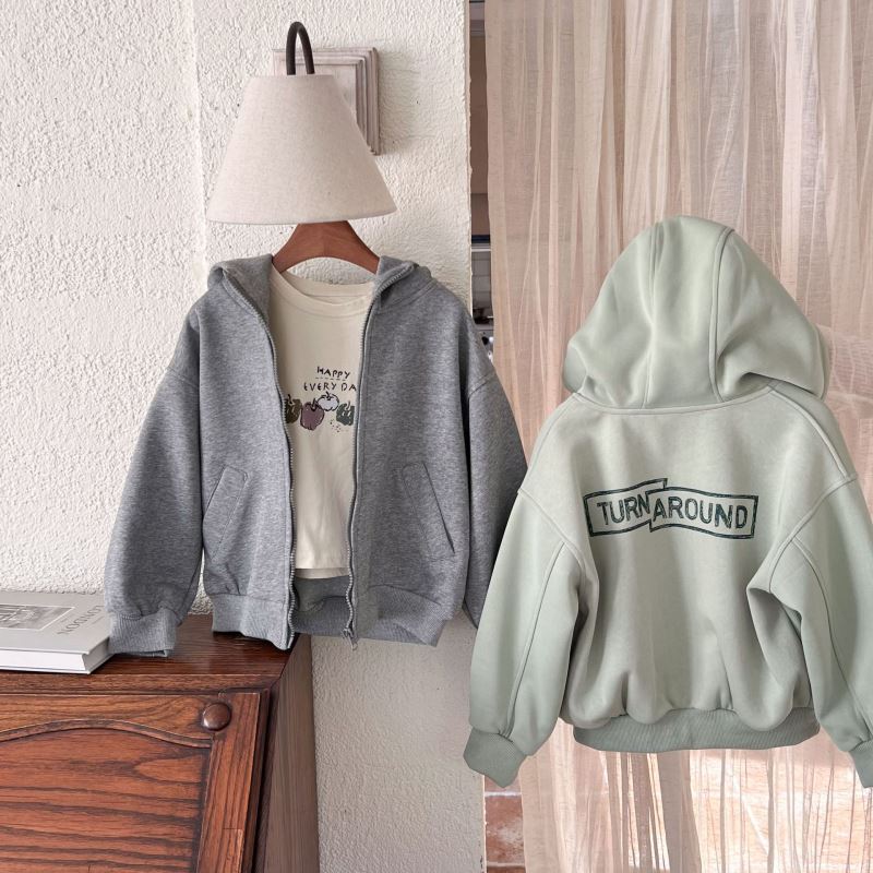 2024秋新品★子供服　パーカー　コート★80cm〜140cm 2色