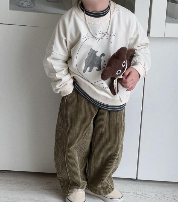 2024新品★子供服　トップス&ズボン分けて★90cm〜140cm 2色