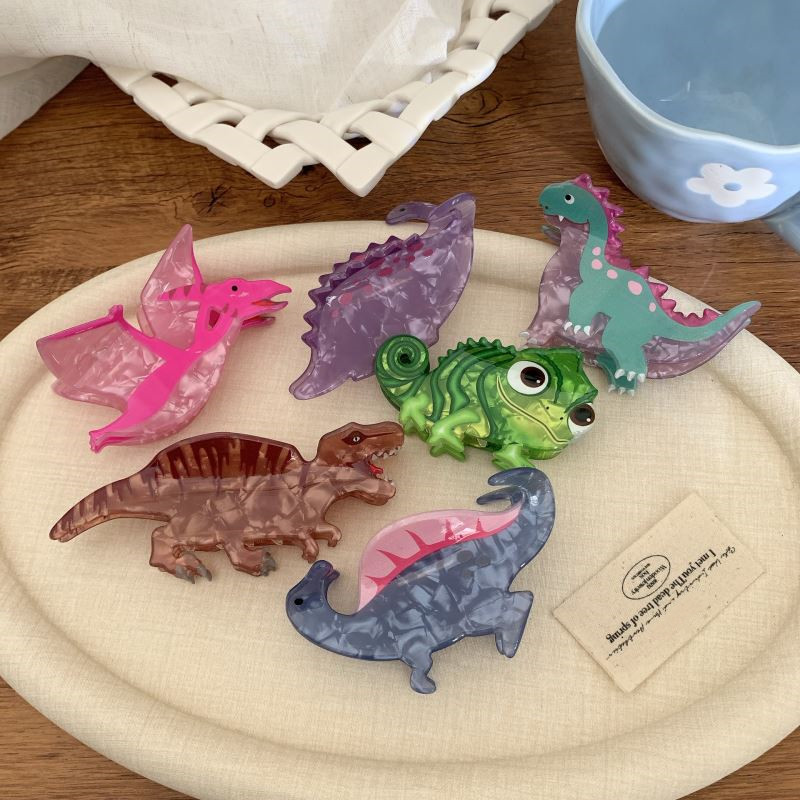 髪飾り★まとめ髪用★ヘアアクセサリー★ヘアピン★ヘアクリップ★恐竜