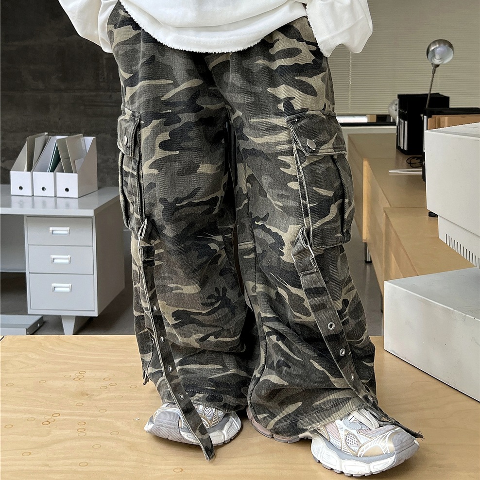 2024新入荷★子供服　迷彩柄ズボン★90cm〜160cm