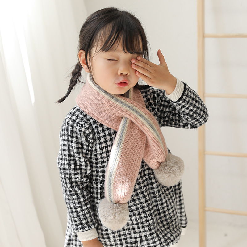 子供用★マフラー★防寒★襟巻き★ネックウォーマー★キッズ★暖かい★6色