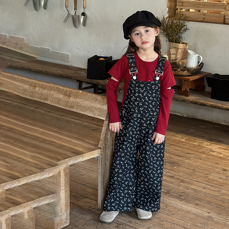 2024秋新作A★子供服　トップス&サロペット★90cm〜160cm