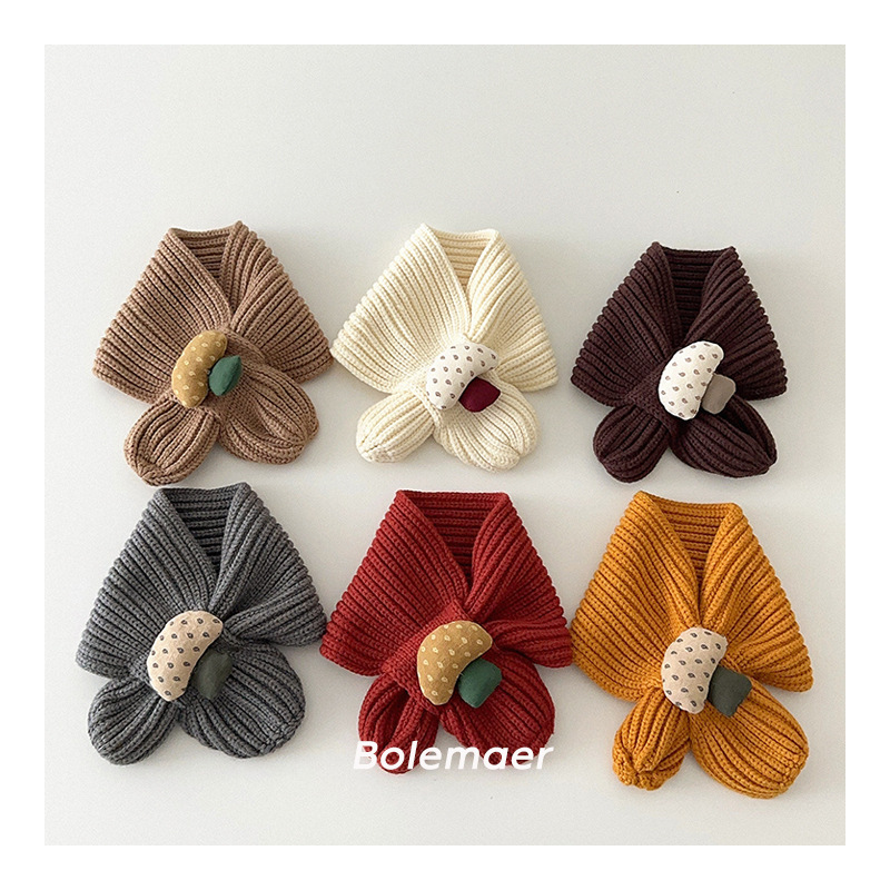 「2024」★子供用★マフラー★防寒★襟巻き★ネックウォーマー★キッズ★暖かい★6色