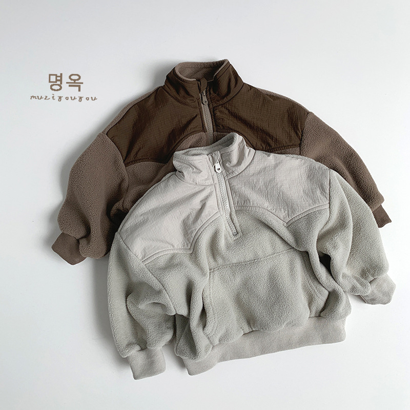 「2024」子供服★トップス★長袖★暖かい★韓国風子供服★2色80cm〜130cm