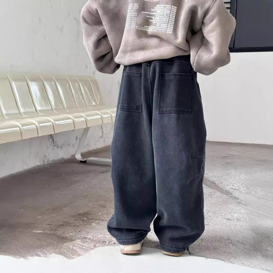 2024秋冬新品★子供服　ズボン　裏起毛★90cm〜140cm