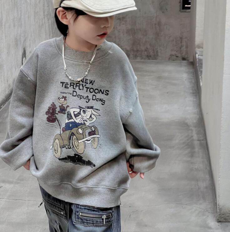 2024秋冬新品★子供服　パーカー　トップス★90cm〜150cm 2色