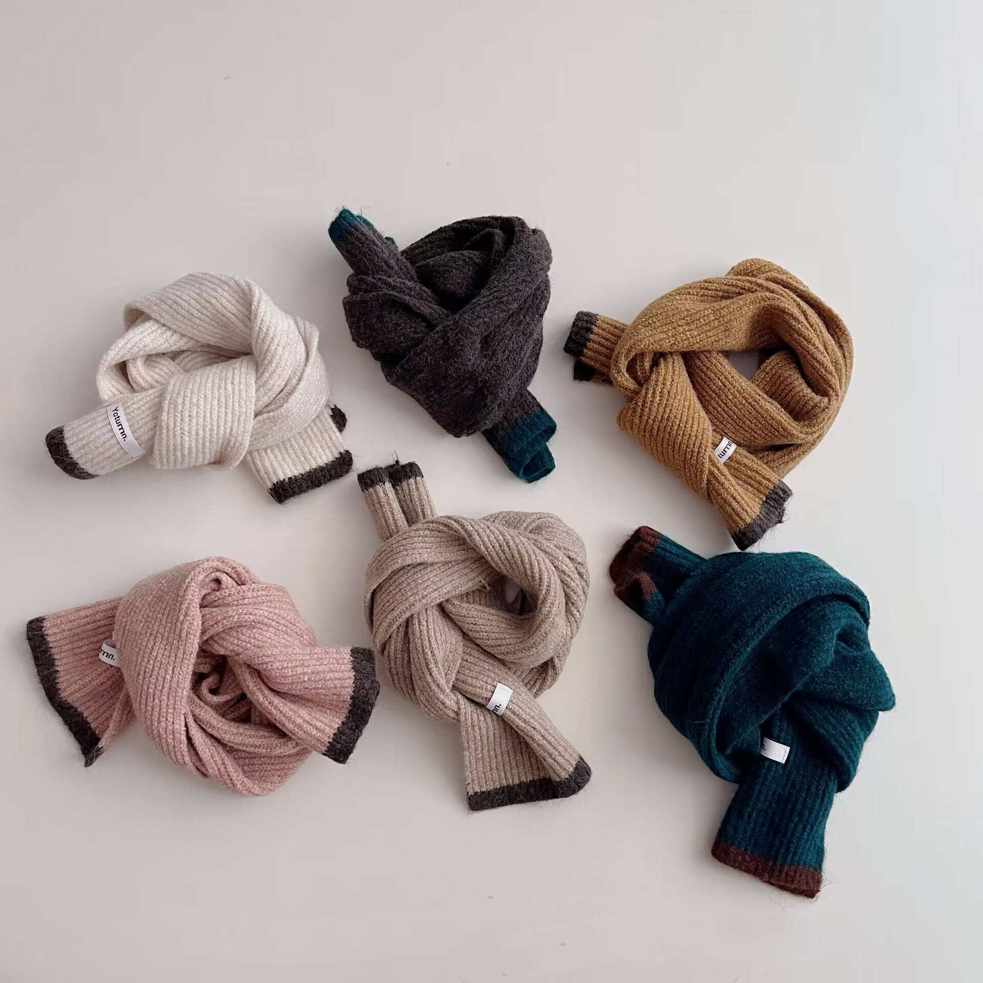 「2024」★子供用★マフラー★防寒★襟巻き★ネックウォーマー★キッズ★暖かい★8色