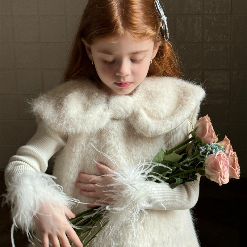 「2024」子供服★ワンピース★ノースリーブ★ふわふわ★韓国風子供服★90cm〜140cm