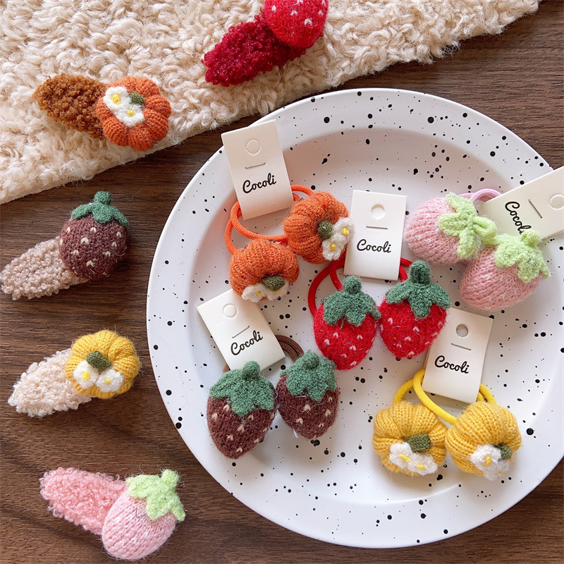 雑貨★子供用髪飾り　ヘアバンド　ヘアゴム&ヘアビン★アクセサリー★10組