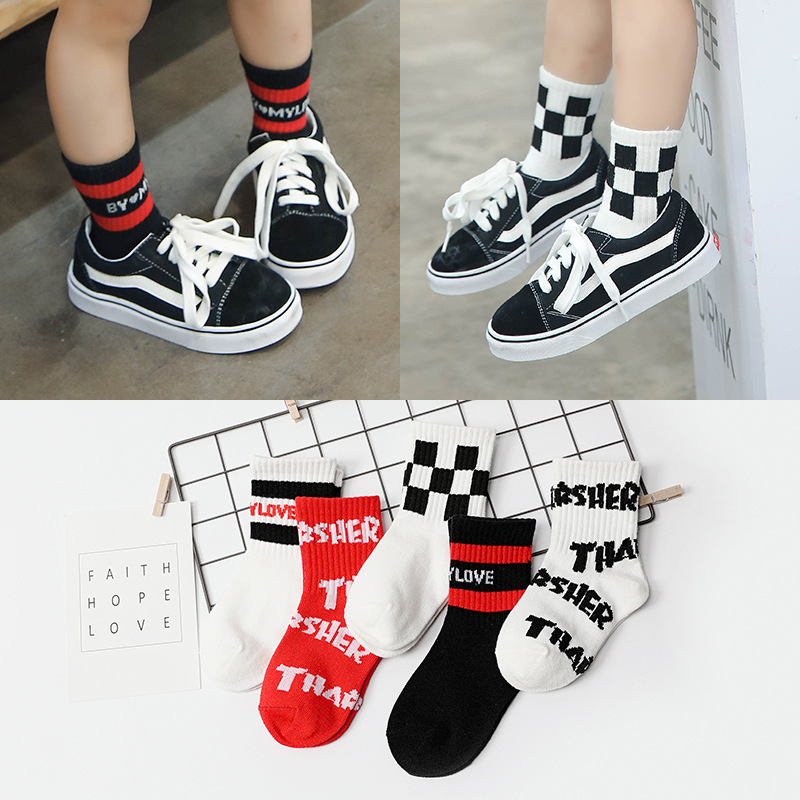 2024★キッズ靴下★ソックス★S/M/L  1セット=5足