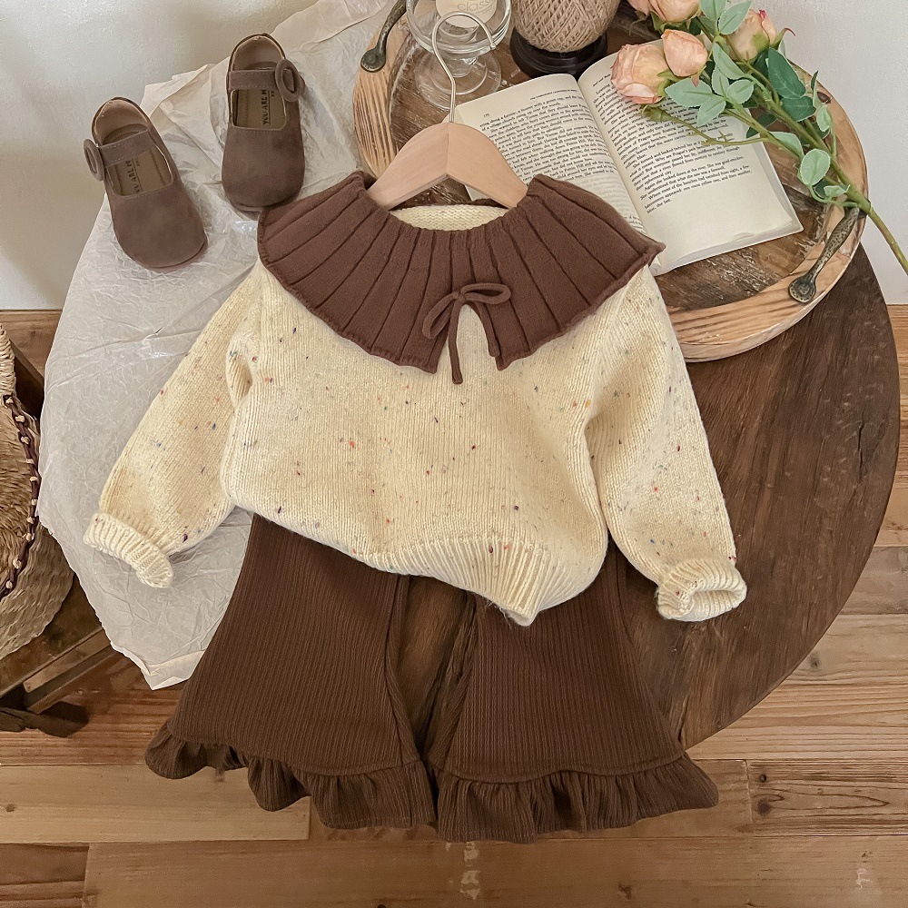 2024★秋冬新作★韓国風ベビー服★トップス★ズボン★90〜140 2色