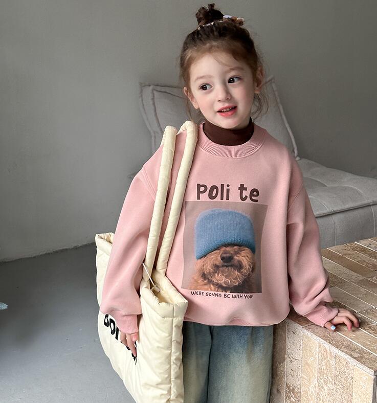 2024秋冬新品A★子供服　トレーナー★90cm〜160cm 5色