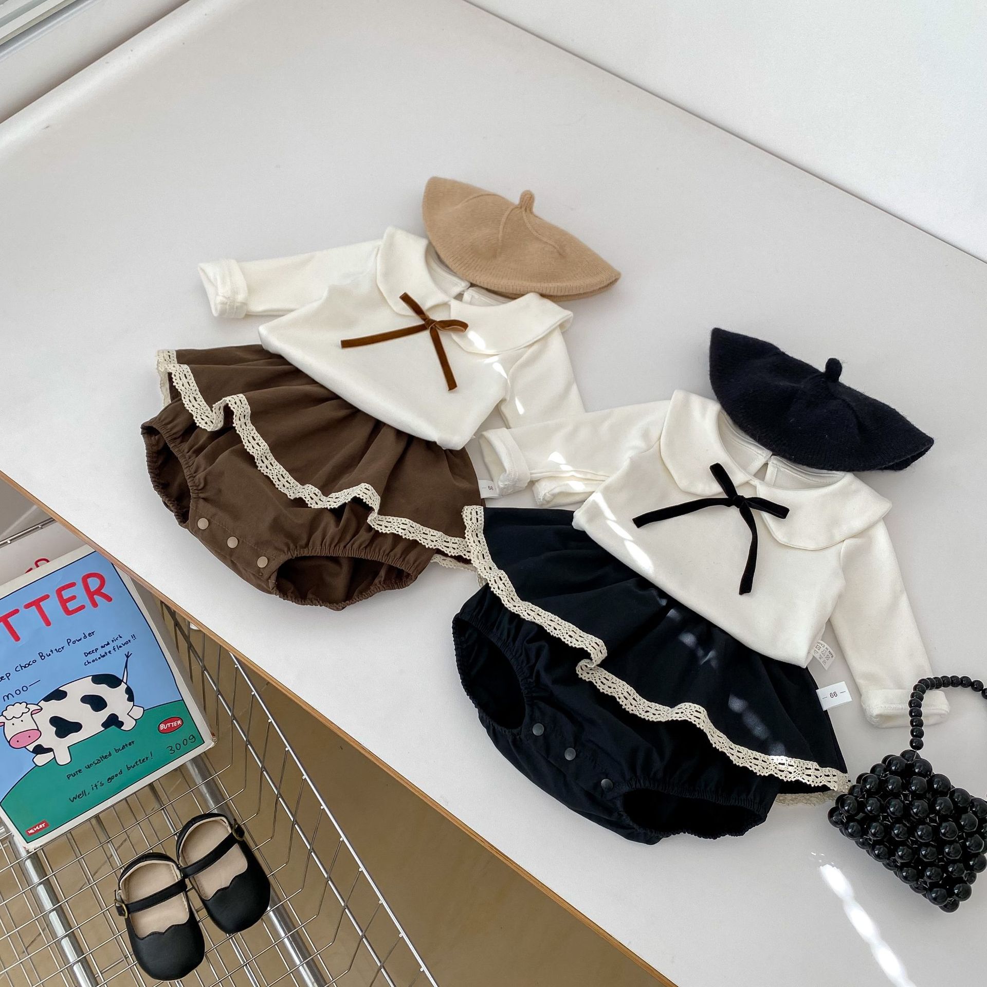 2024★春秋新作★韓国風ベビー服★トップス★ズボン★66cm〜100cm 4色