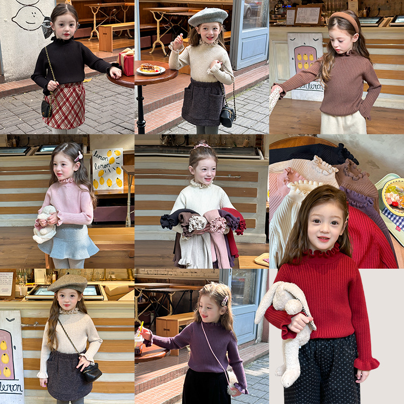 2024★秋冬新作★韓国風子供服★セーター★90cm〜160cm 7色