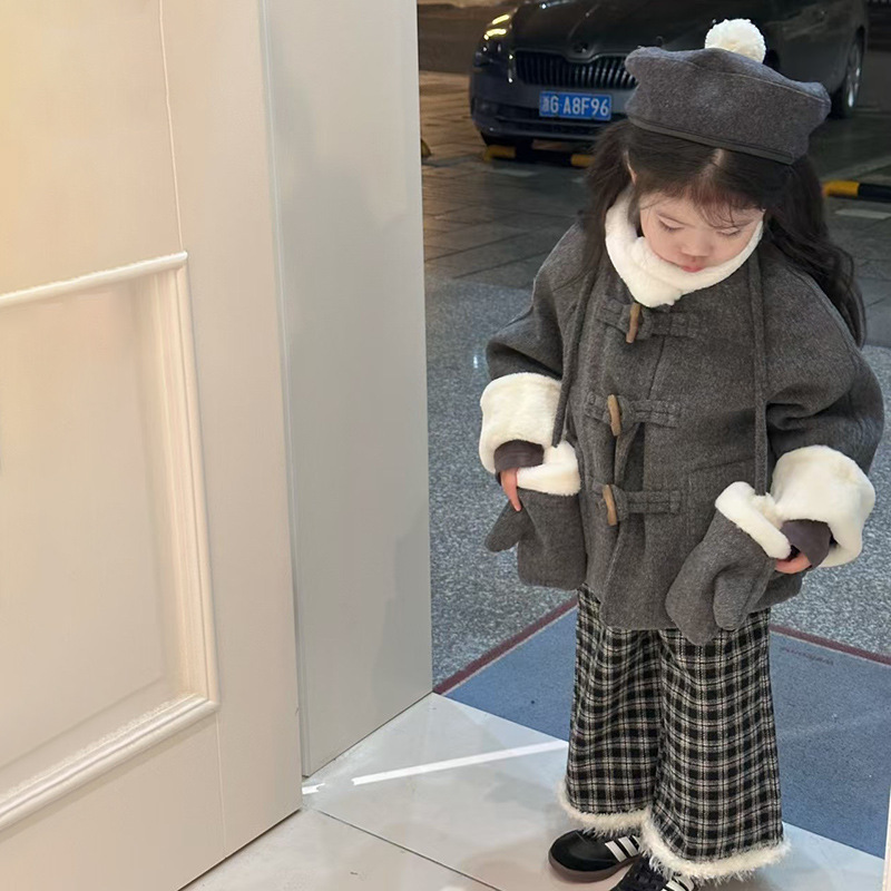 2024秋冬新品★子供服 　コート&ズボン分けて★90cm〜150cm