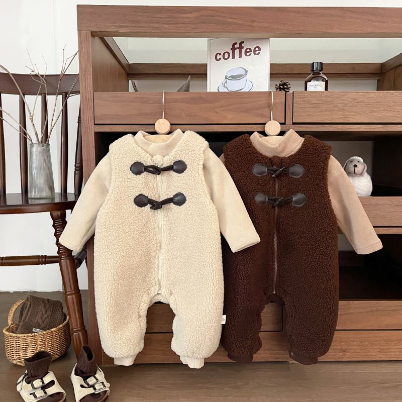 2024秋冬新入荷L★ベビー服　ロンパース&トップス　連体服★66cm〜100 2色