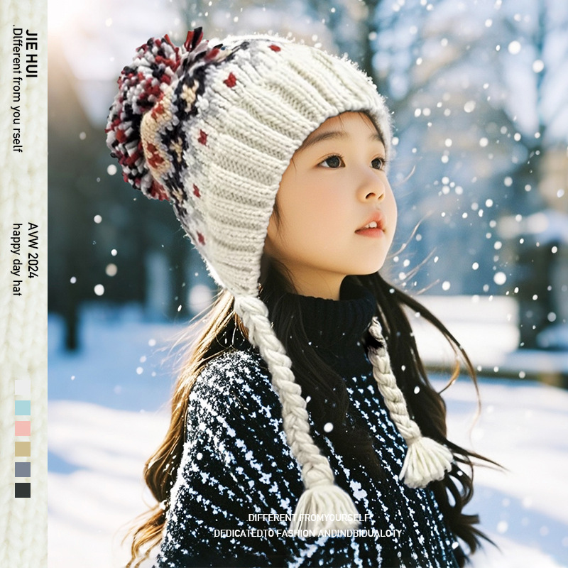 2024★秋冬新作★キッズ帽子★ハット★キャップ★ 6色