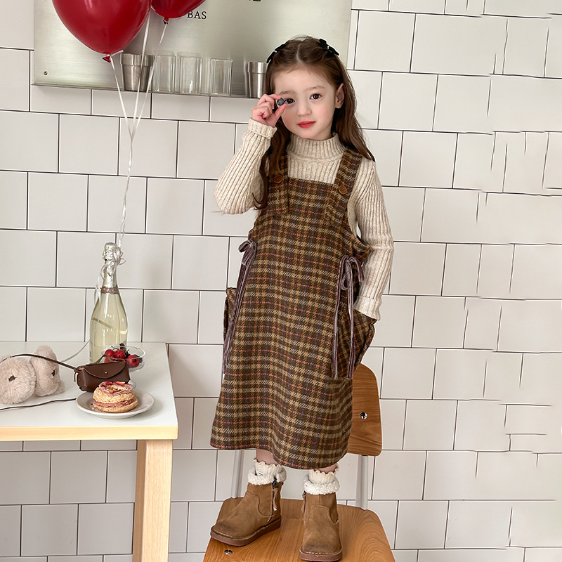 2025年新A★子供服　ベストワンピース★90cm〜160cm