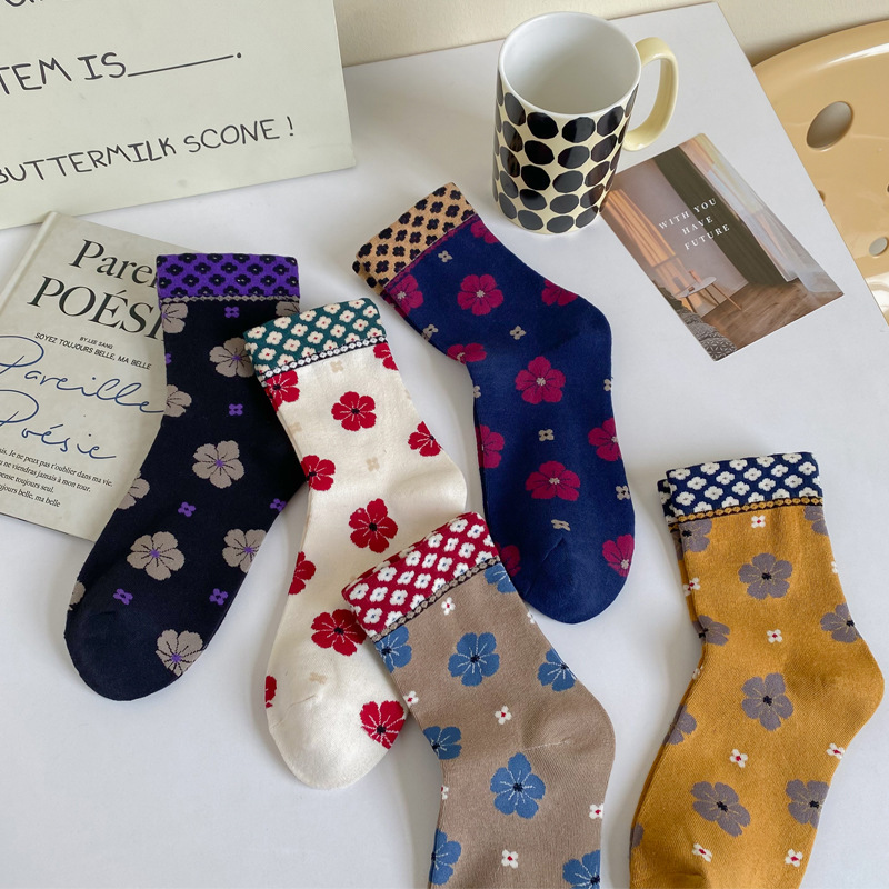 「2024」靴下★レディース★ソックス★大人用★女性用靴下★可愛い★5色