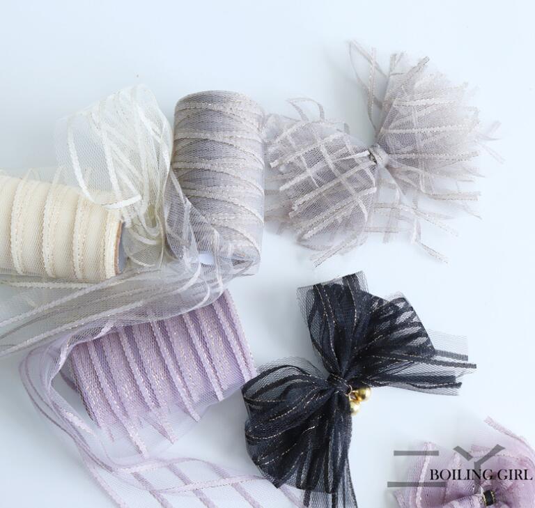 ★DIY材料★手作り　ギフト包装リボン★アクセサリー★6色