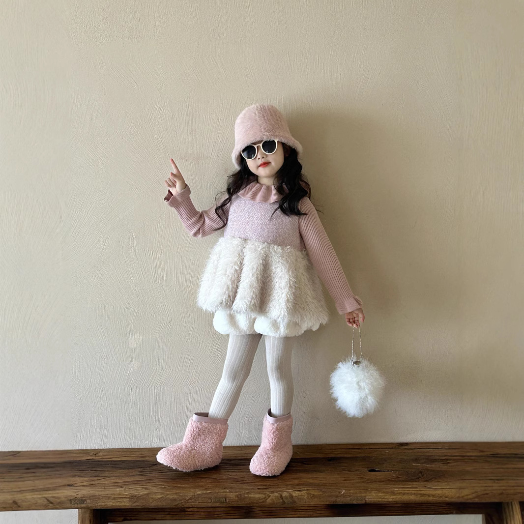 2024★秋冬新作★韓国風ベビー服★ワンピース★ズボン★トップス★90cm〜140cm 3色