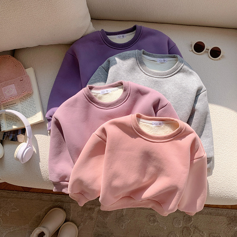 「2025」子供服★トップス★トレーナー★裏起毛★韓国風子供服★4色90cm〜150cm